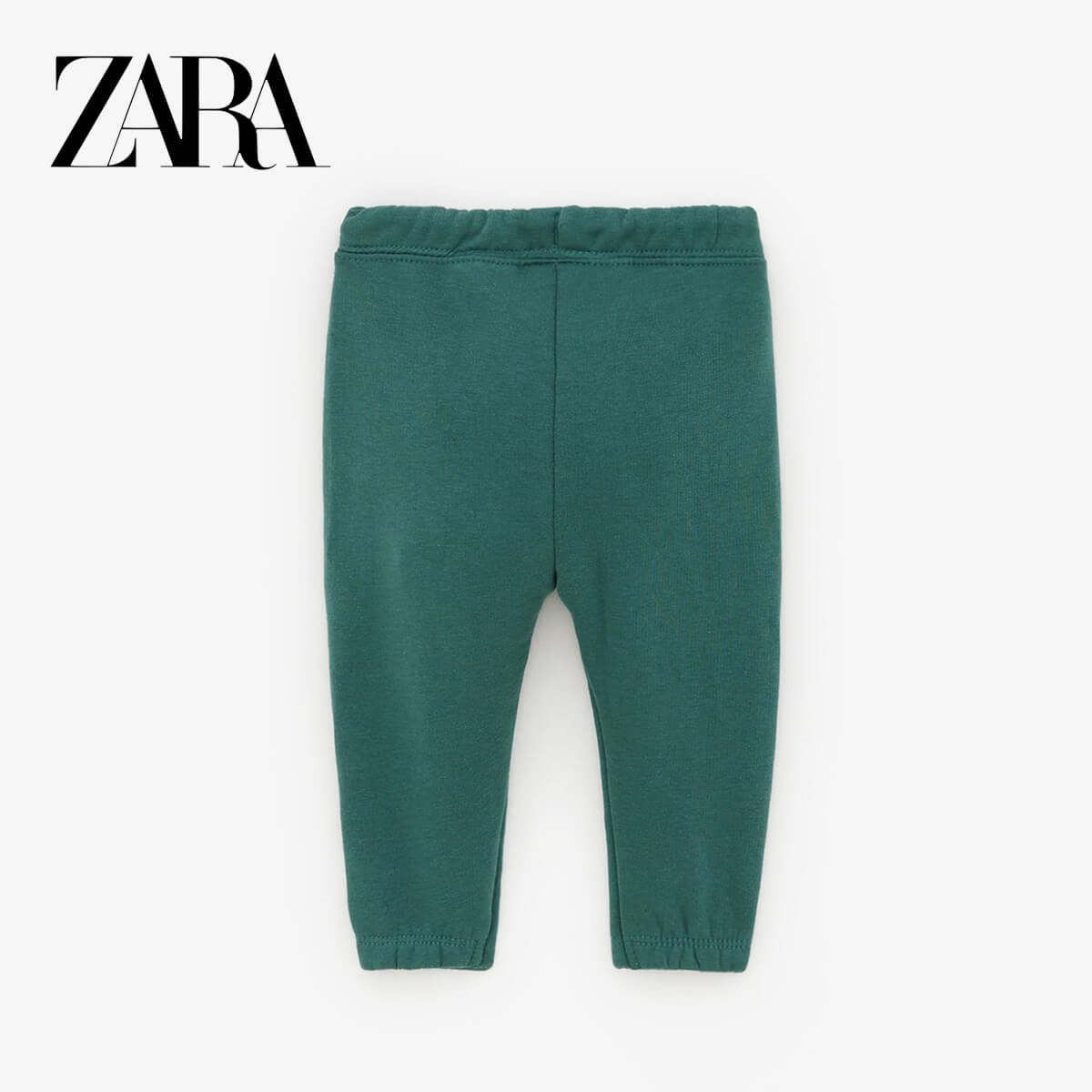 zara trousers green