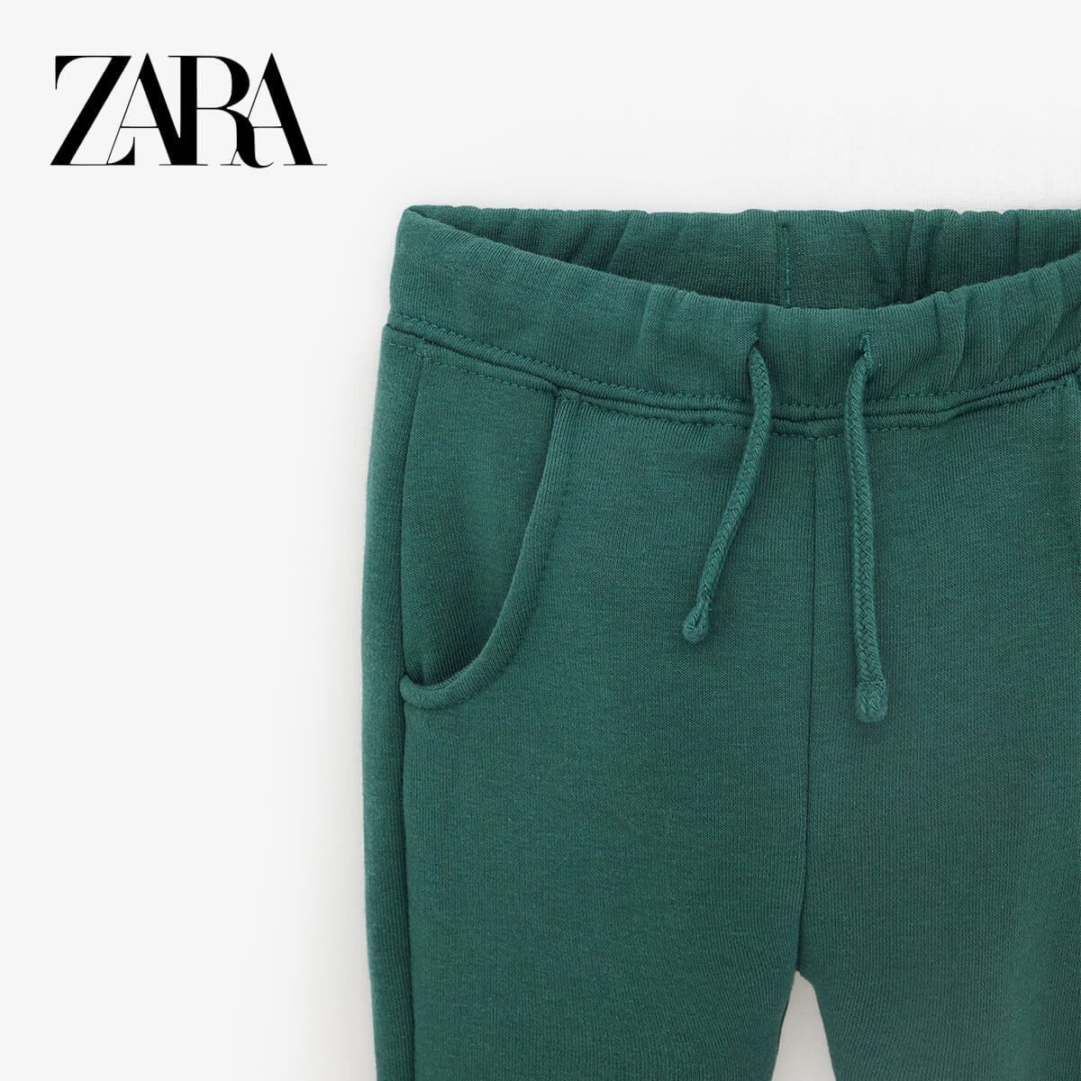 zara green pants