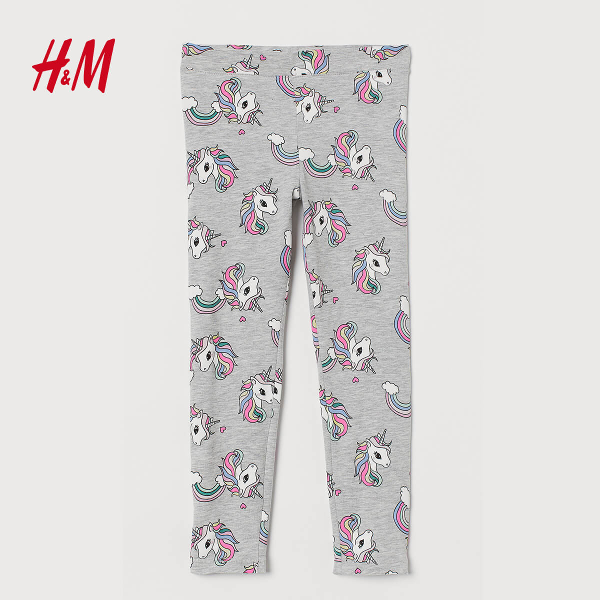 H&M Grey Unicorn Leggings - Peekaboo