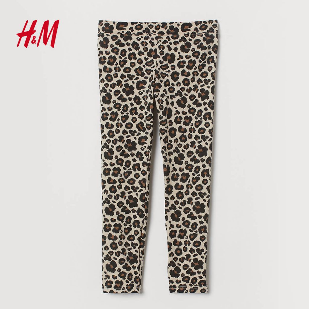 H&m leopard print clearance leggings