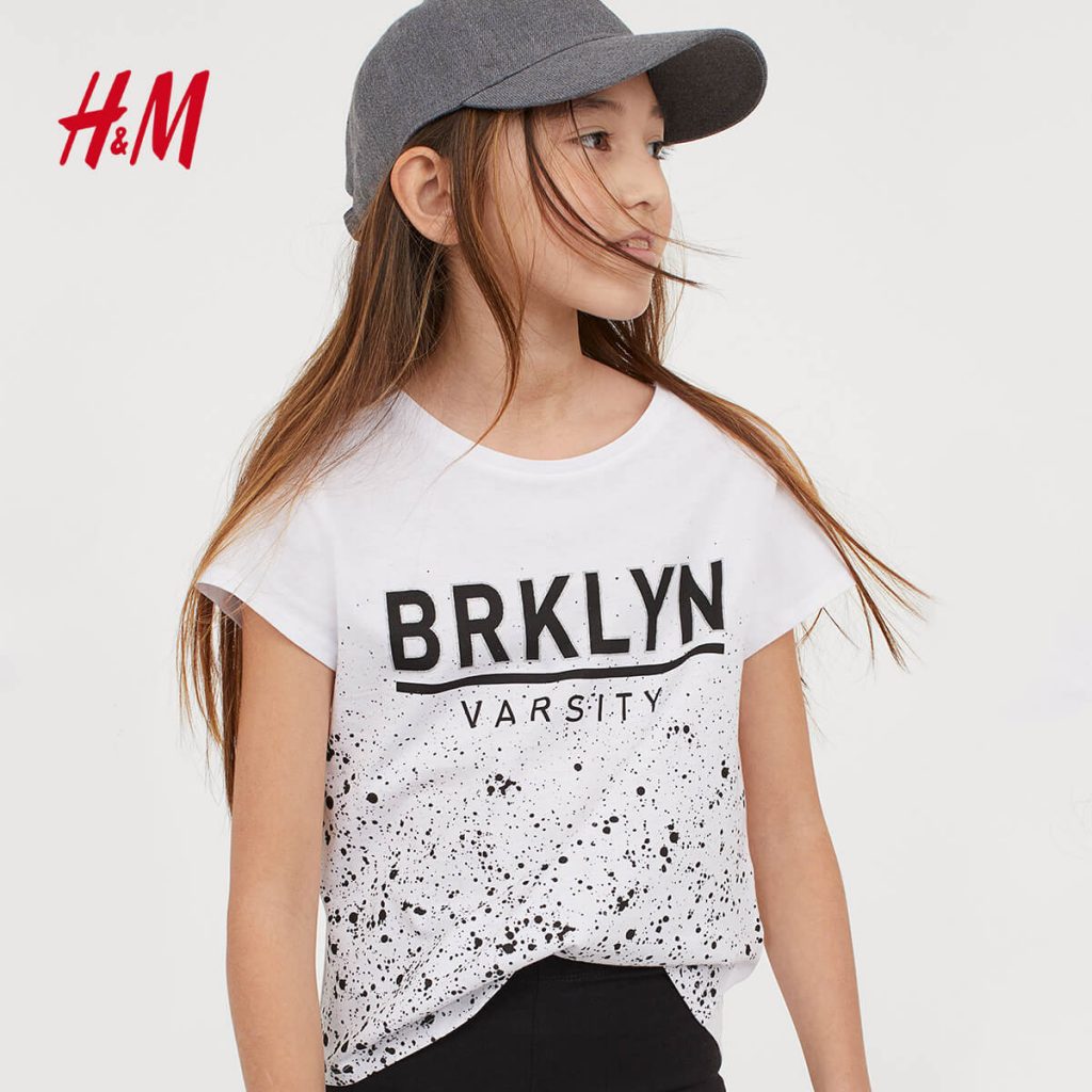 H&M Brklyn 1998 Printed T-Shirt in White — UFO No More