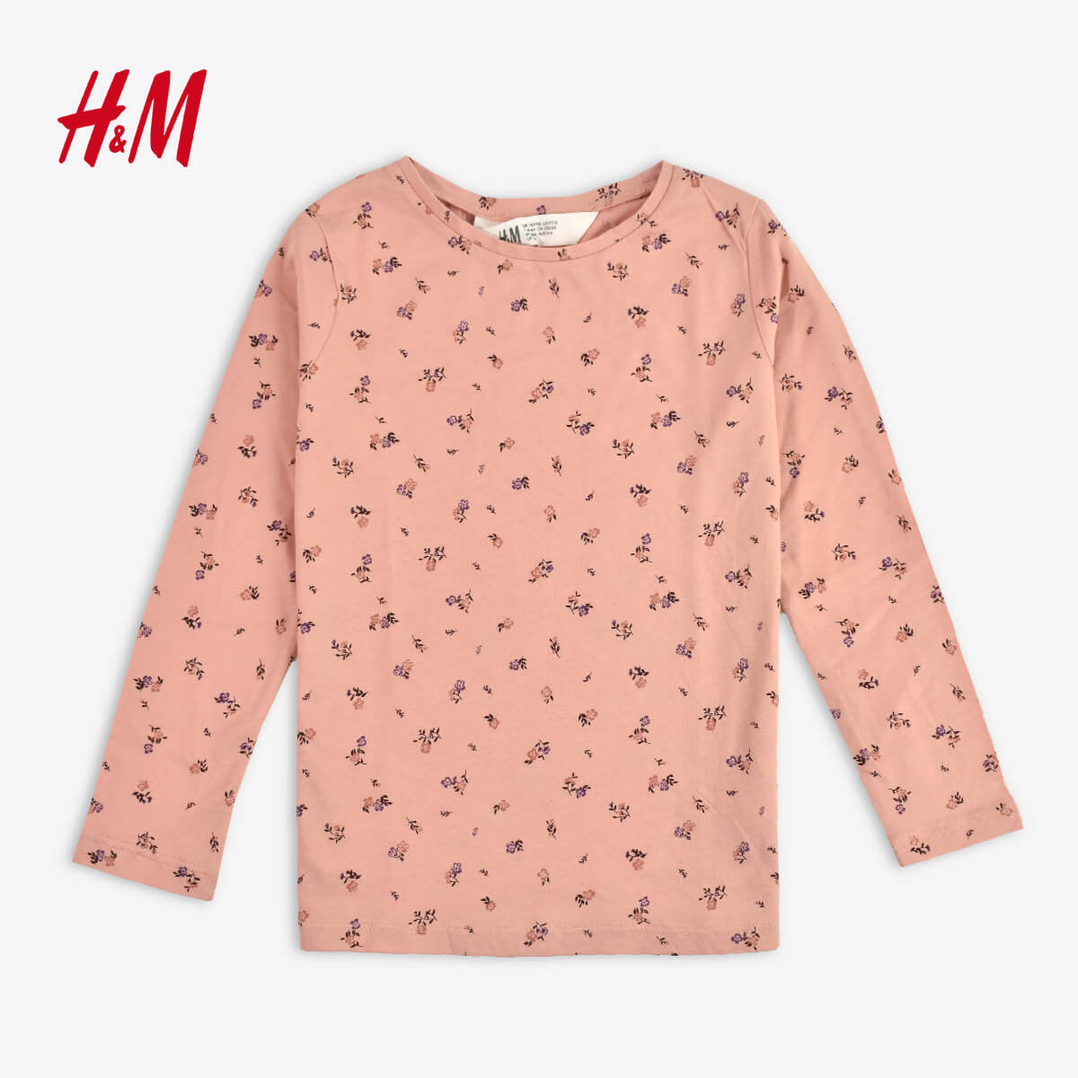 H&m pink hotsell long sleeve shirt