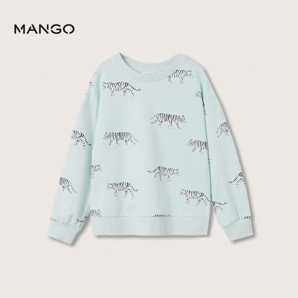 Mango tiger outlet sweatshirt