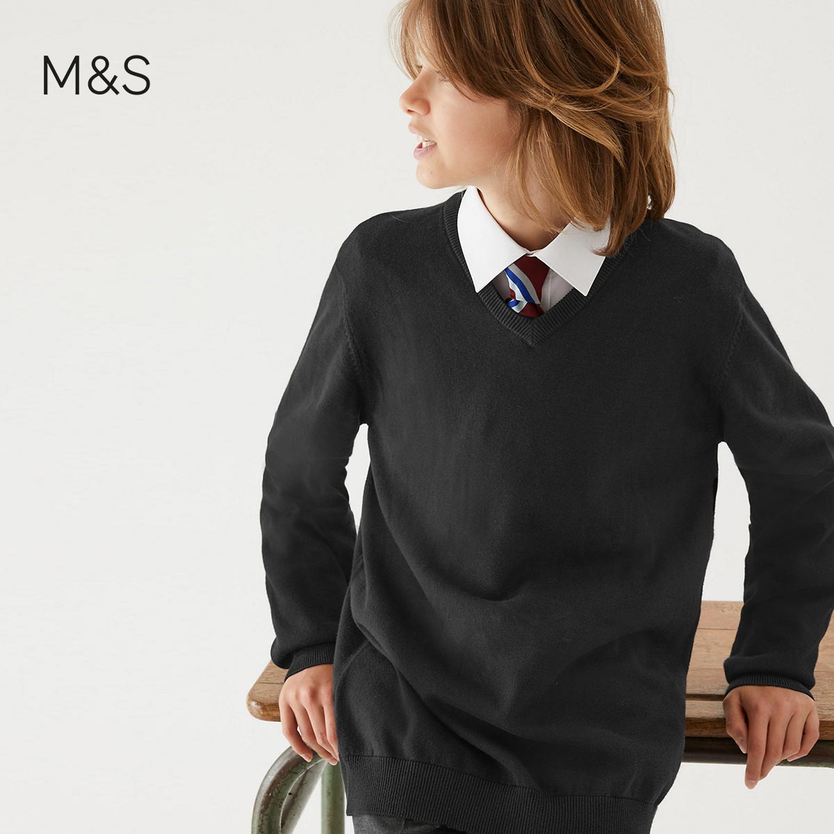 M&S Cotton Polo T-Shirts Black