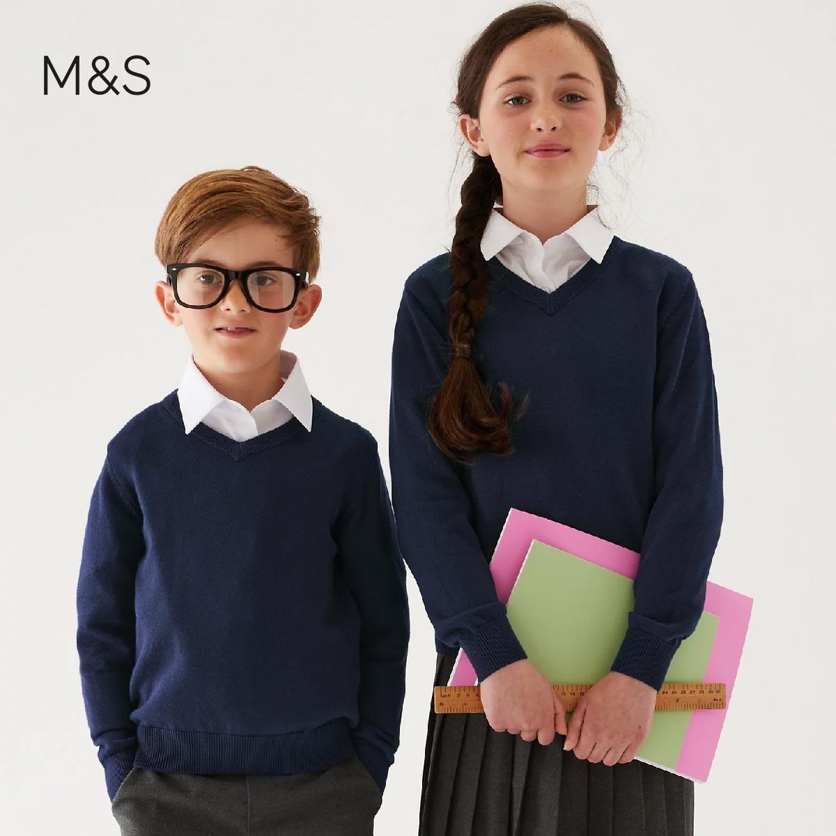 M&s on sale girls jumper