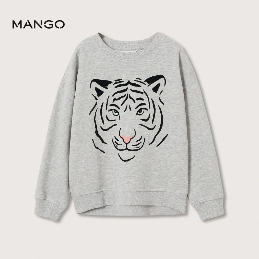 Mango on sale tiger sweatshirt