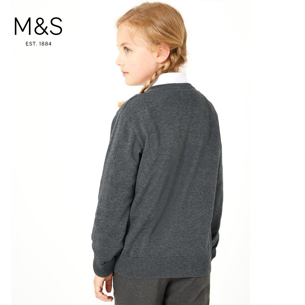 Charcoal grey hotsell school jumper