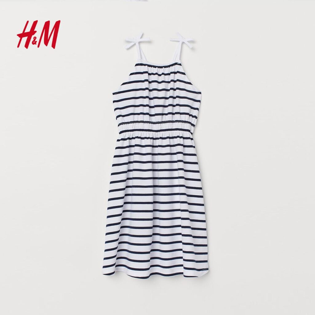 H & clearance m striped dress